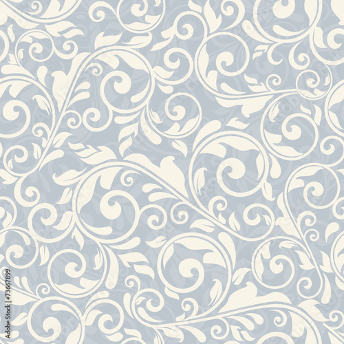 seamless victorian pattern on brown background