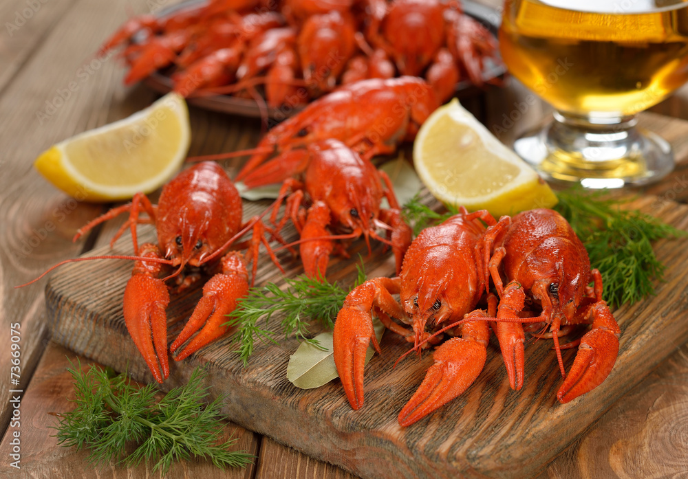 Boiled crawfish Boiled crawfish