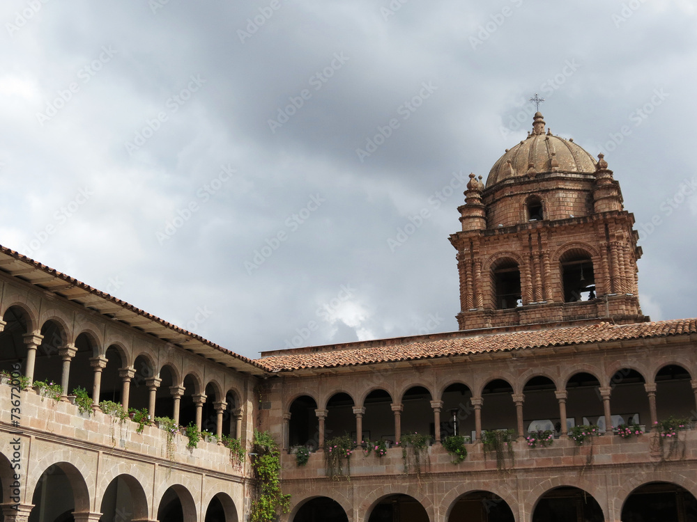 Cuzco, Cloitre de l'église Santo Domingo, Pérou