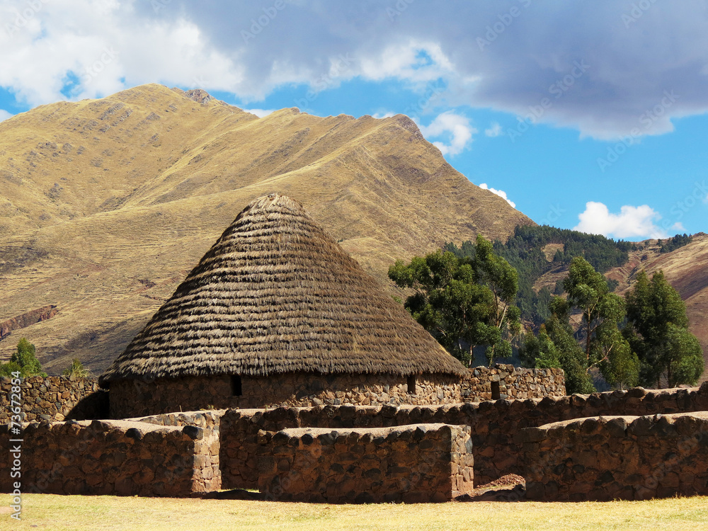 Maison traditionnelles de Raqchi, Pérou