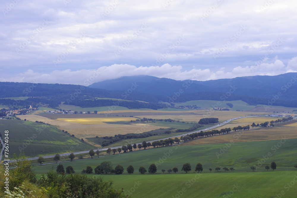 Naklejka premium スピシュ城より3