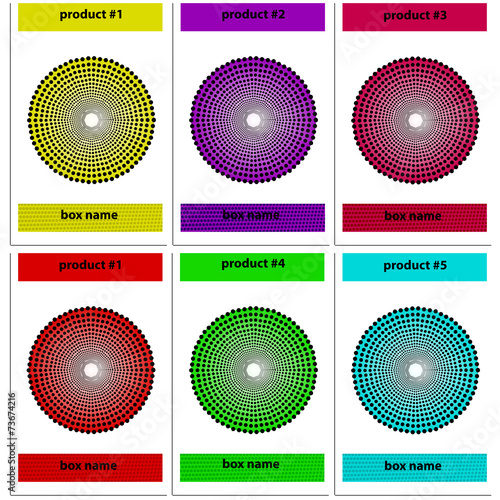 Elements for designing same products