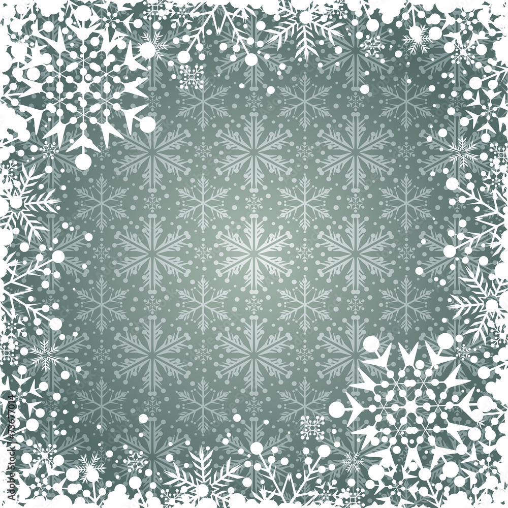 Christmas decoration frame. Snowflake Abstract Background. Christmas decoration frame. Snowflake Abstract Background.