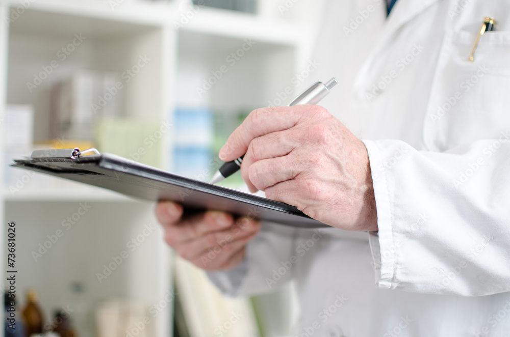 Doctor taking notes Doctor taking notes