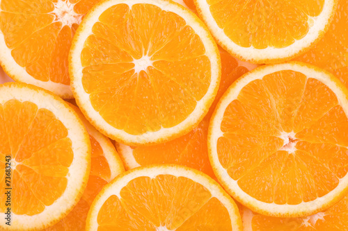 background of orange slices