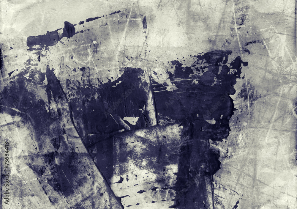 Grunge abstract textured mixed media collage, art background or