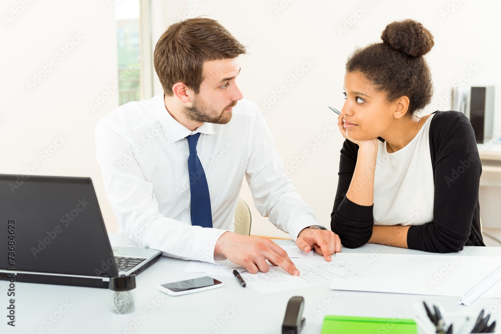 Young business people