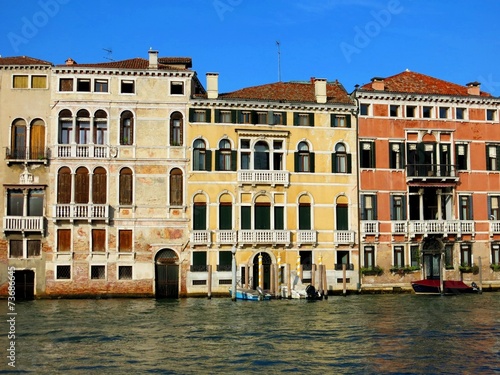 Venice Houses Canal Italy