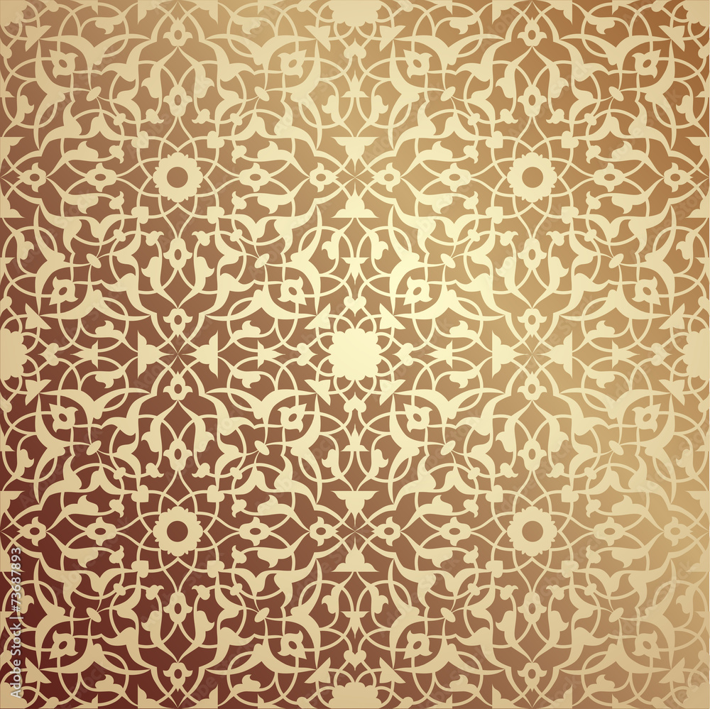 Traditional floral islamic pattern