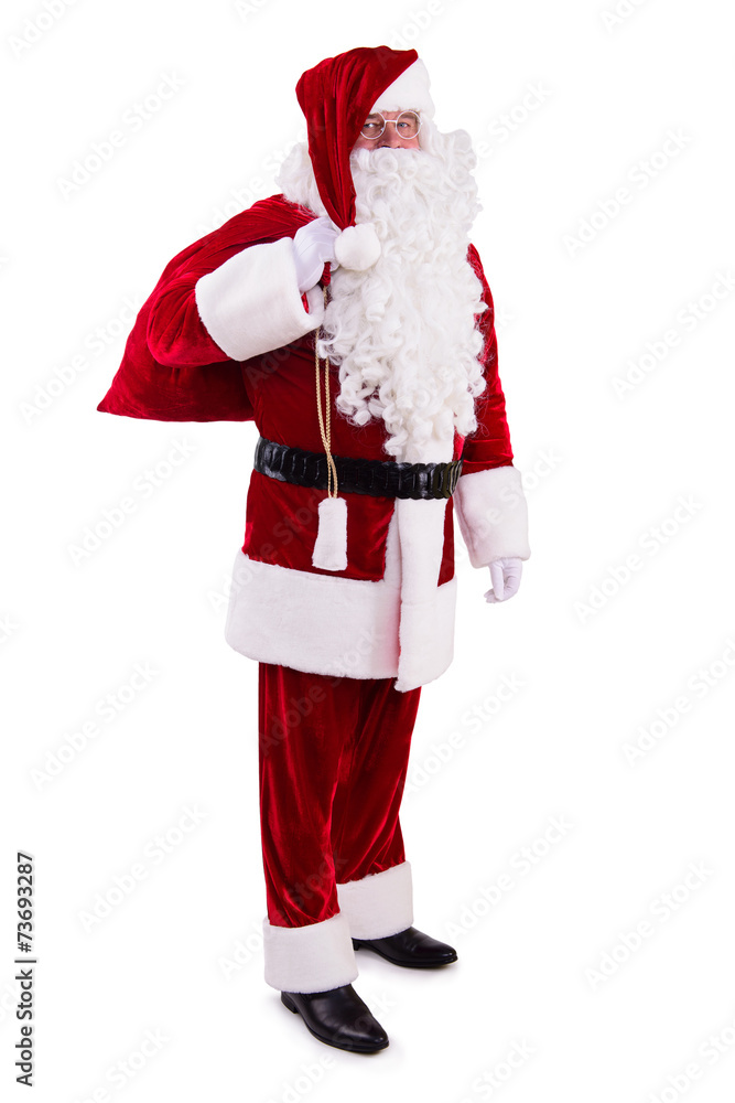 Santa Claus with big bag Santa Claus with big bag