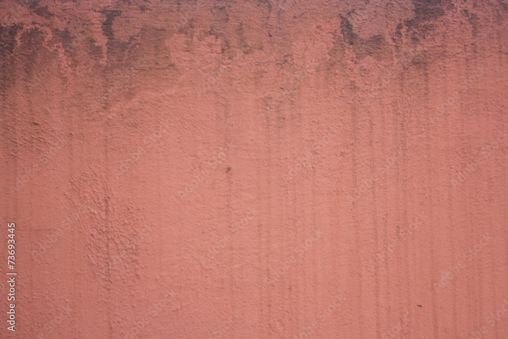 Rustic plaster deteriorated