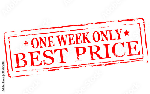 One week only