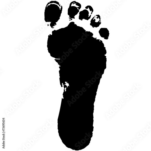 black footprint photo