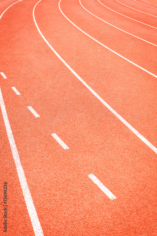 Fototapeta premium Running track for athletics