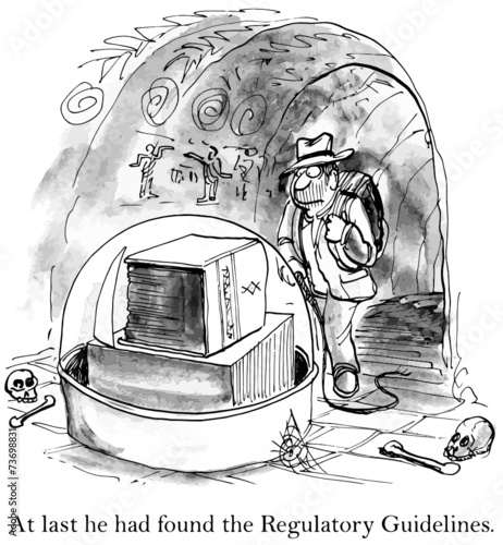 At last he had found the Regulatory Guidelines.