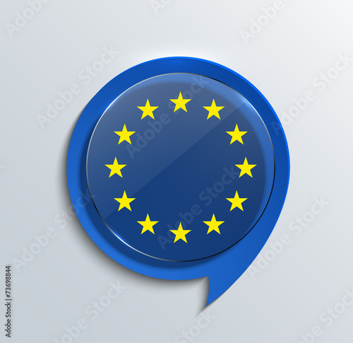 vector modern euro flag design