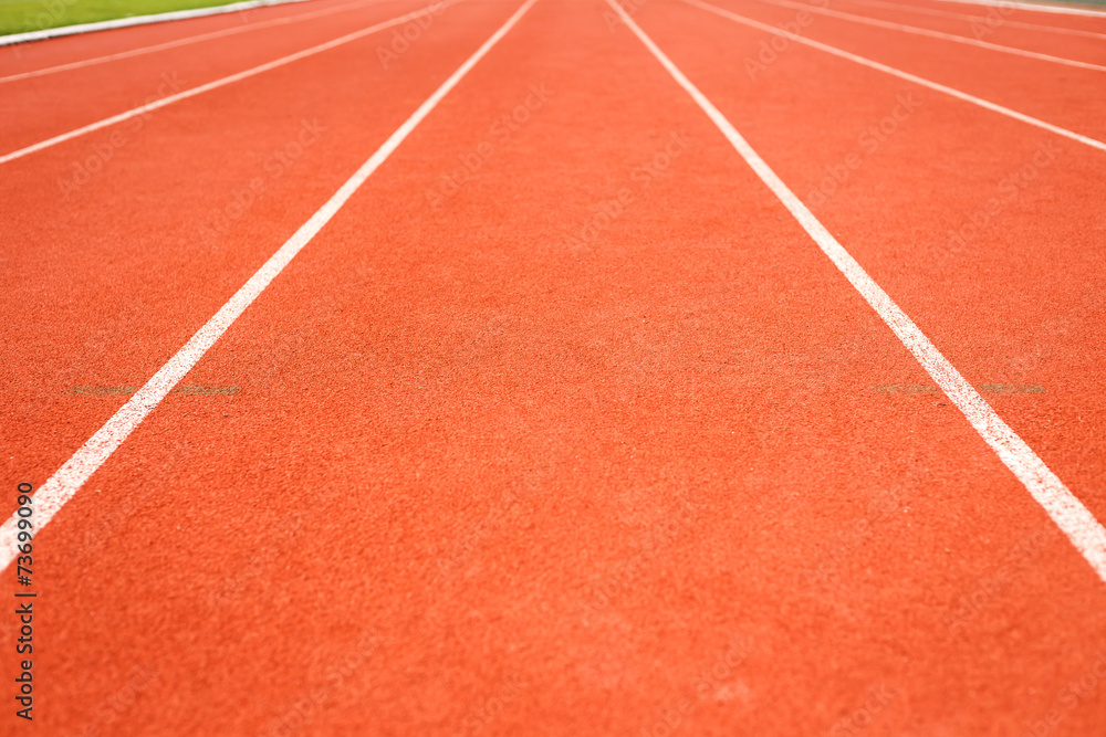 Running track for athletics