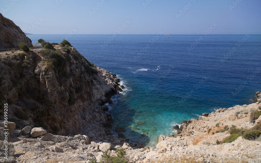 Kalkan town, Mediterranean coast of Turkey