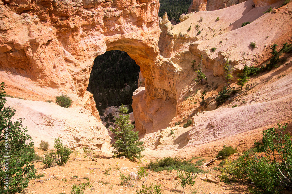 Sandstone Arch of Bryce Canyon