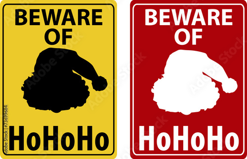 Beware Of Christmas Icon