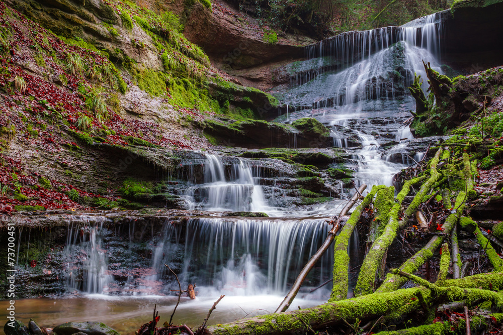 Fototapeta premium Wasserfall Hörschbachschlucht
