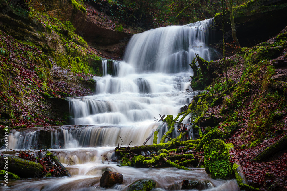 Fototapeta premium Wasserfall Hörschbachschlucht