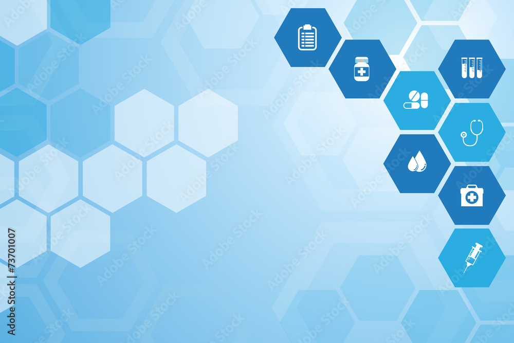 Medical blue background Medical blue background