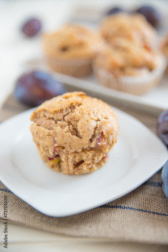 Pflaumen Muffins Pflaumen Muffins