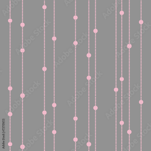 vector seamless pattern garland of beads
