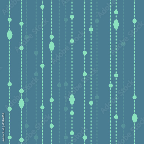 vector seamless pattern garland of beads