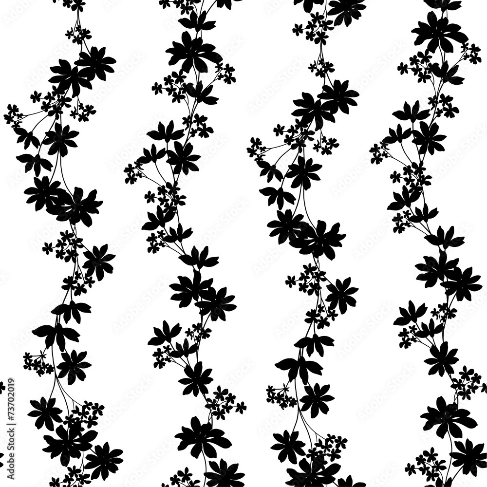 Naklejka premium シームレスな花柄