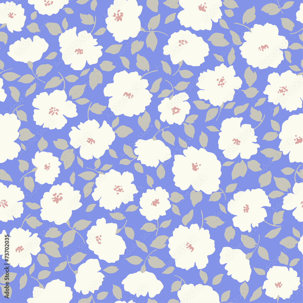 シームレスな花柄