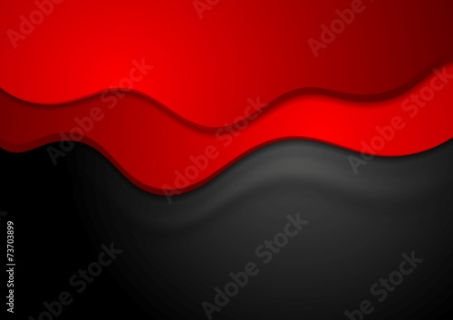 Dark abstract smooth waves background