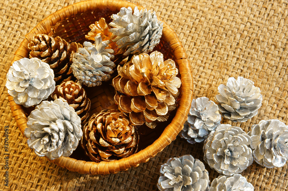 abstract pine cone, Xmas season abstract pine cone, Xmas season