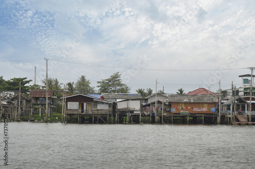 The riverfront house in Bangkok