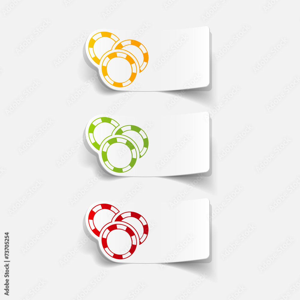 realistic design element: casino chips realistic design element: casino chips