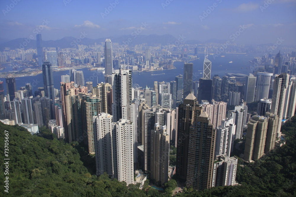 Fototapeta premium vue du Victoria Peak
