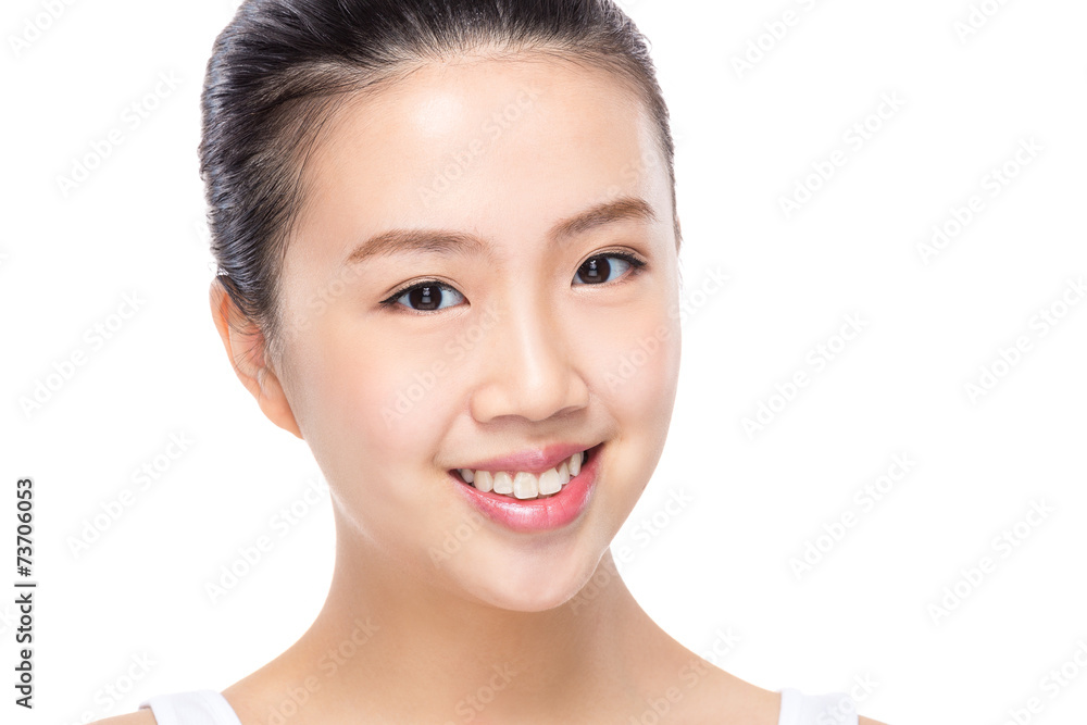 Asian Woman with clean skin Asian Woman with clean skin