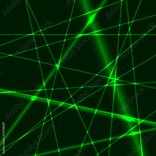 Green laser background