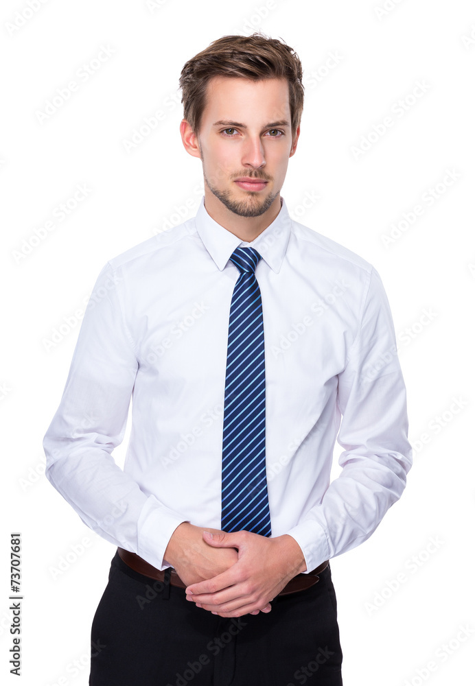 Caucasian Business man Caucasian Business man