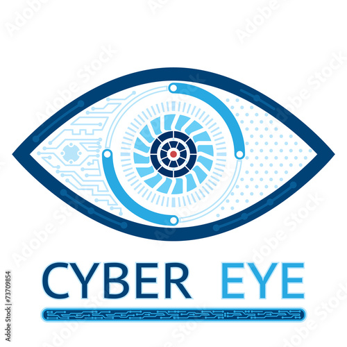 Cyber eye icon