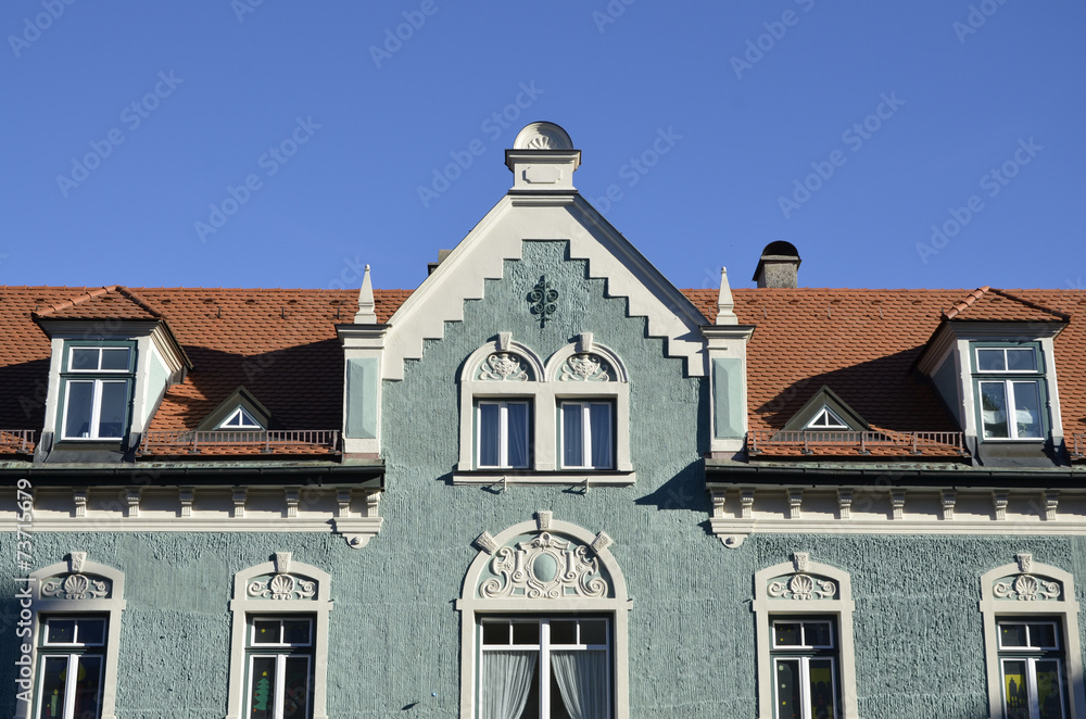 Hausfassade in der Münzstrasse, Schongau