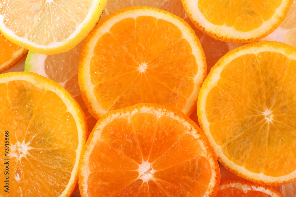 Oranges and sweetie close up Oranges and sweetie close up