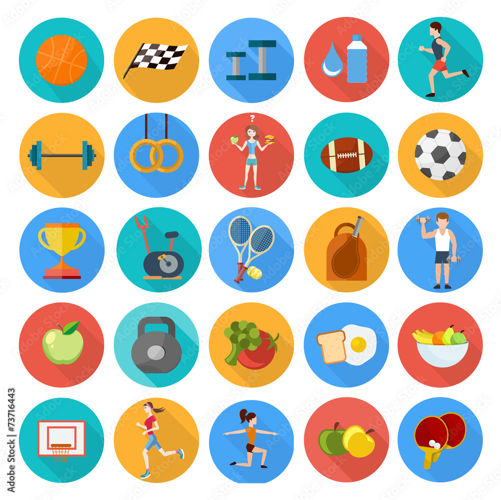 Set of sport icons Set of sport icons