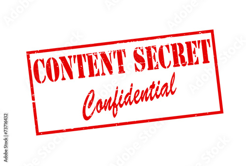 Content secret