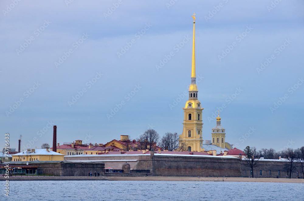 Петропавловская крепость. Санкт-Петербург