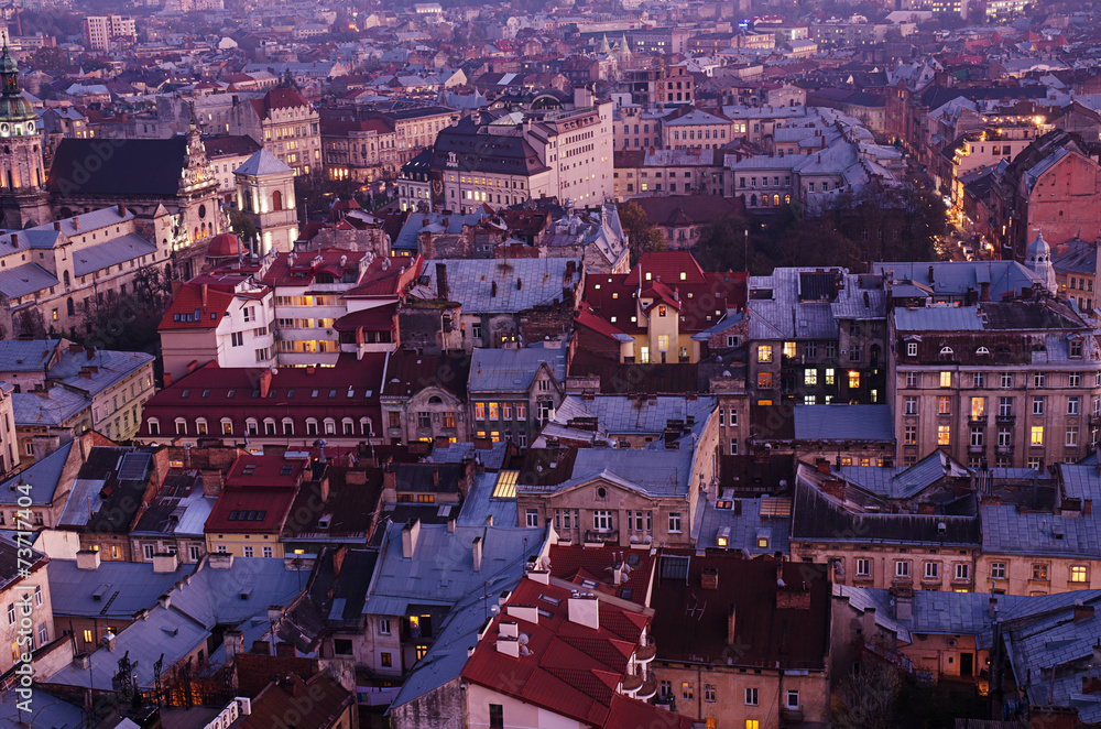 Twilight in Lviv