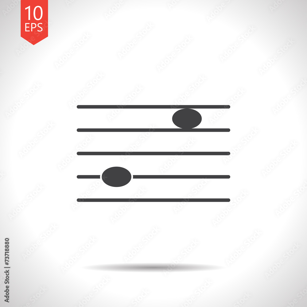 Vector music icon. Eps10 Vector music icon. Eps10