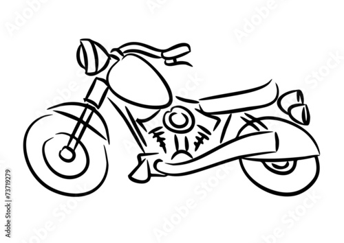The chopper motorcycle