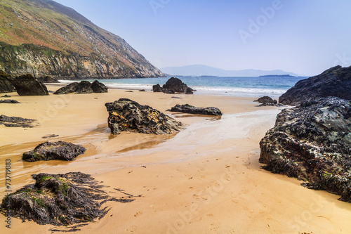 Keem Beach on Achill Island in Co. Mayo, Irleland photo